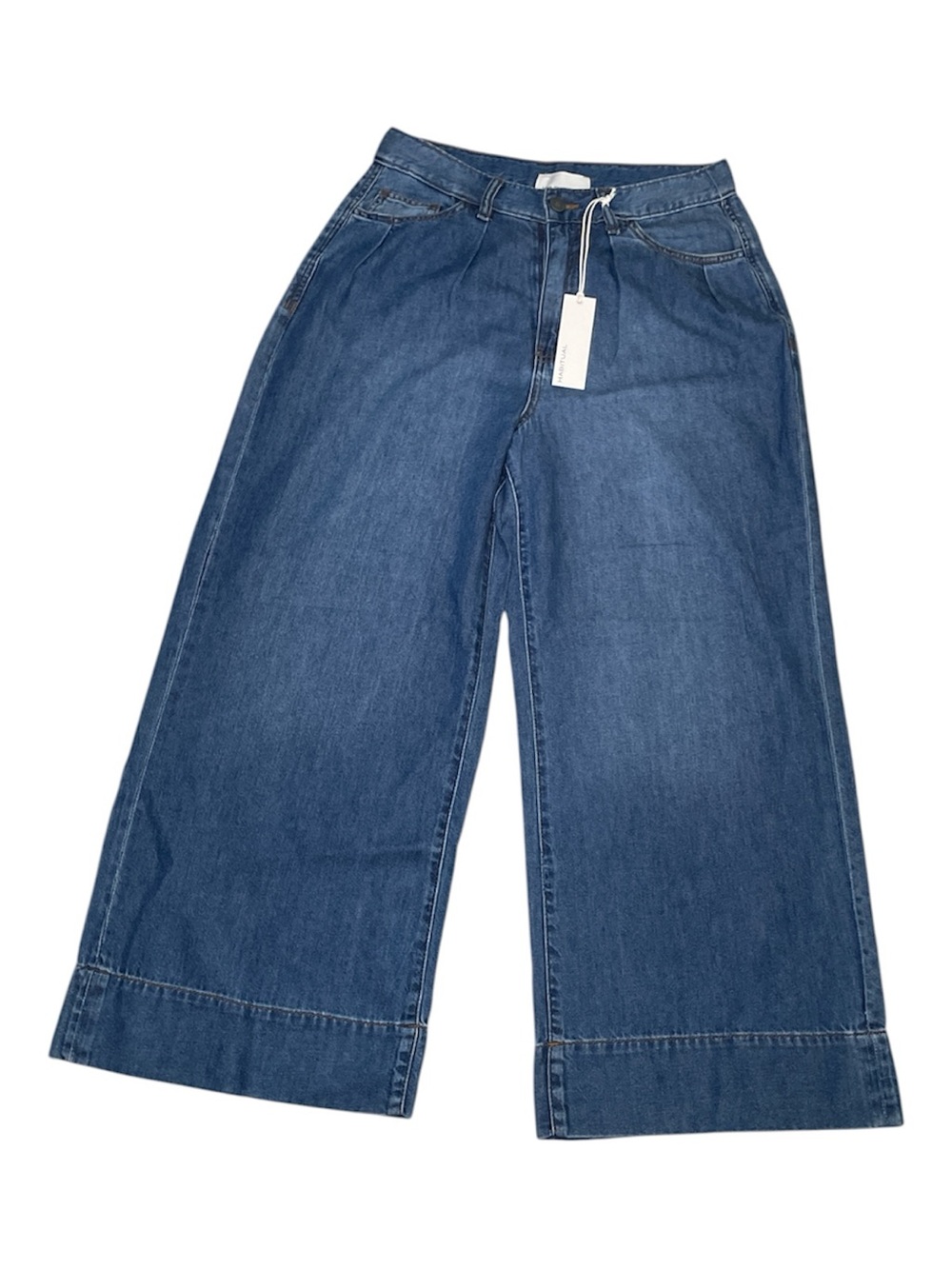Habitual relaxed Cropped pleaded Jeans sz 6 or 28